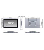 索奇 18.5寸工业显示器 A185WR/WZ/WG – Image 5